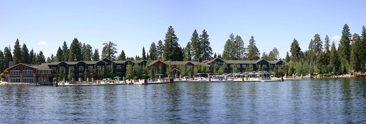 View of the historic Shore Lodge.